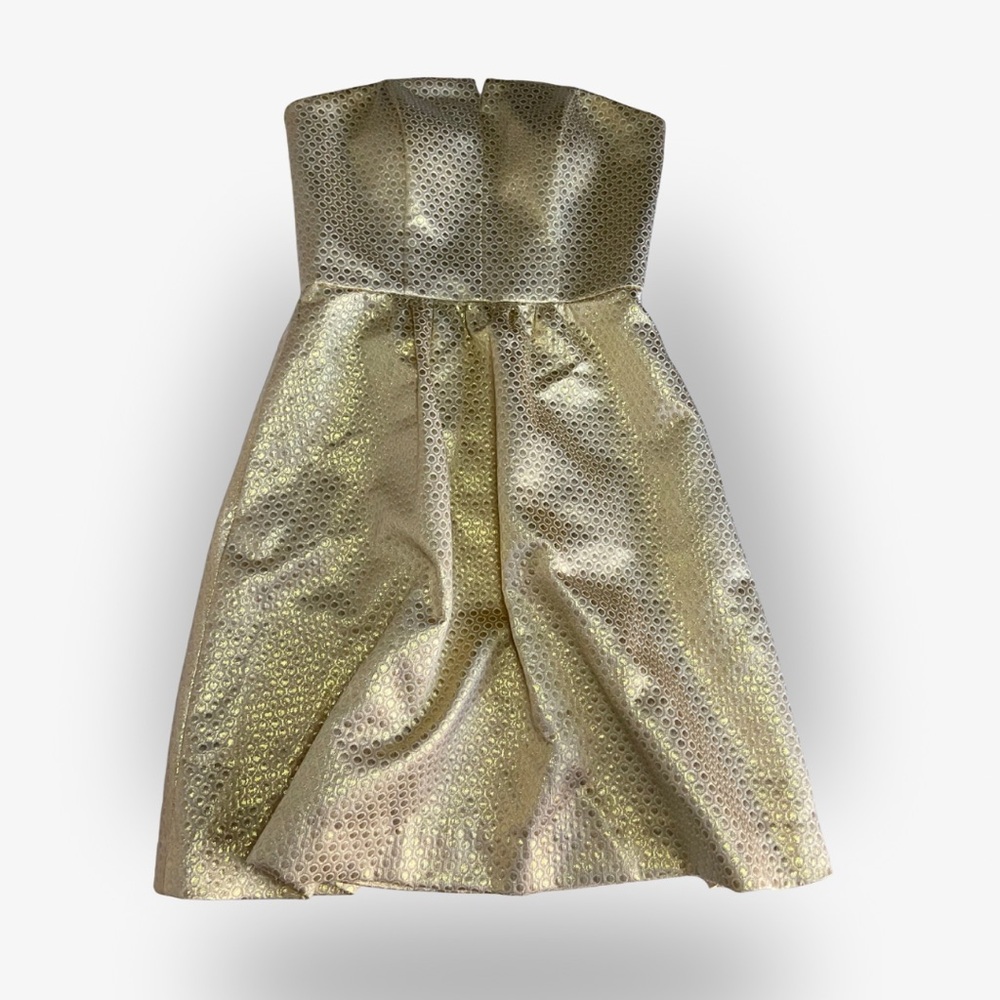 Weddington Way Strapless Metallic Dress